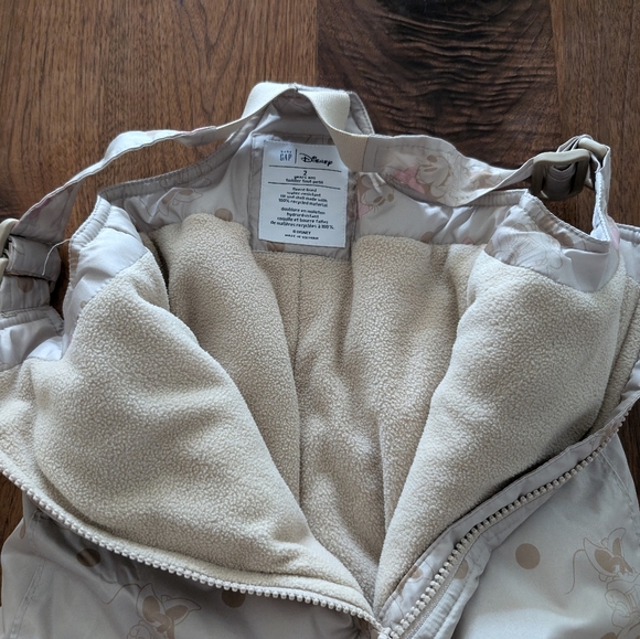 Disney x GAP kids snowsuit mini mouse sz 2T/2 years - Picture 10 of 10